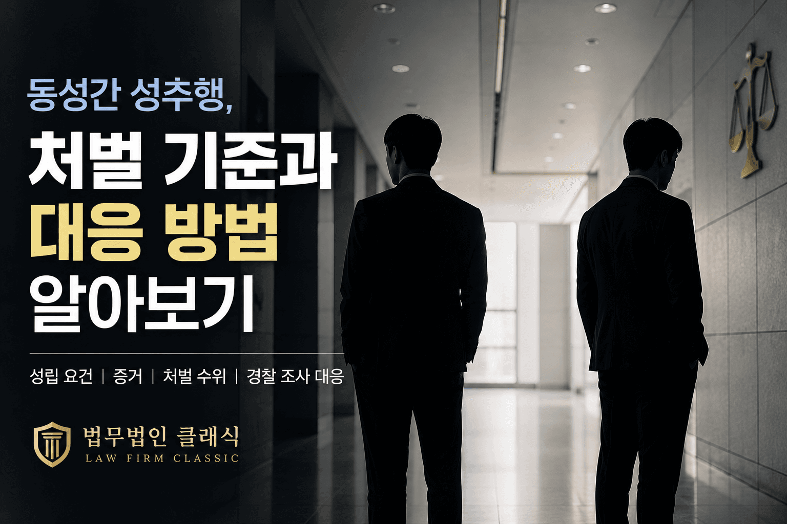 동성간성추행 성립 기준부터 경찰 조사 대응까지