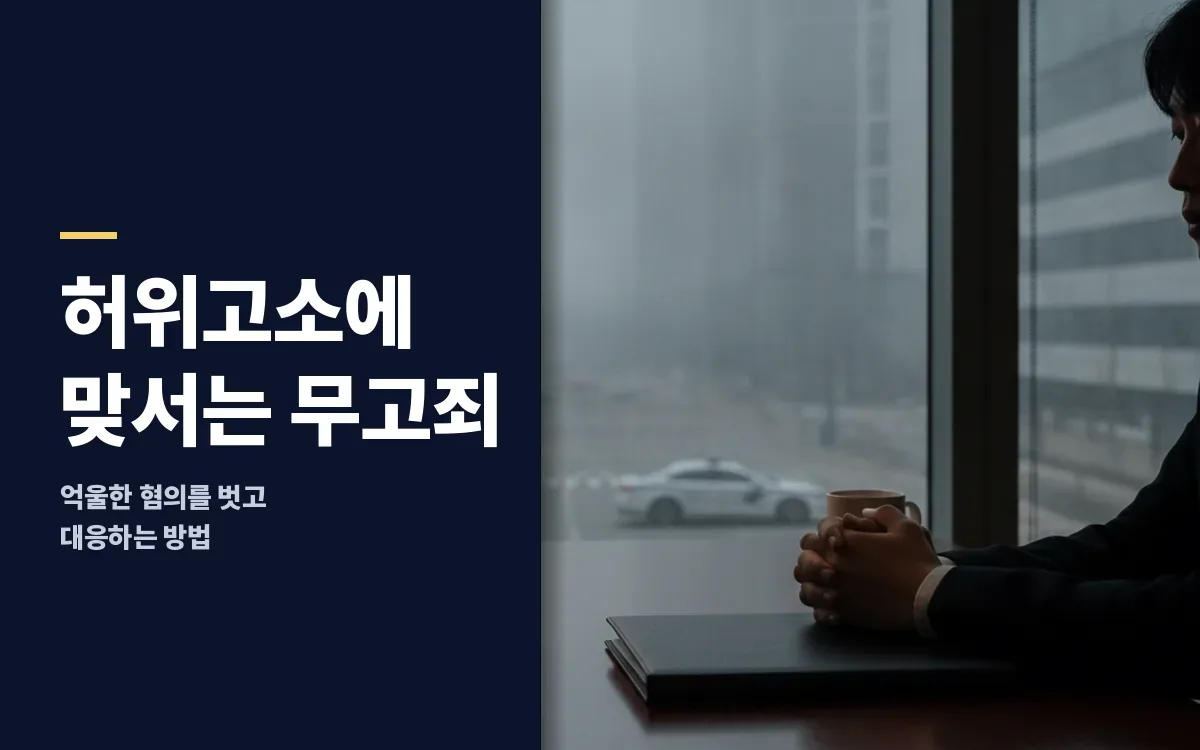허위고소에 맞서는 무고죄 역고소 성립 요건 살펴보기