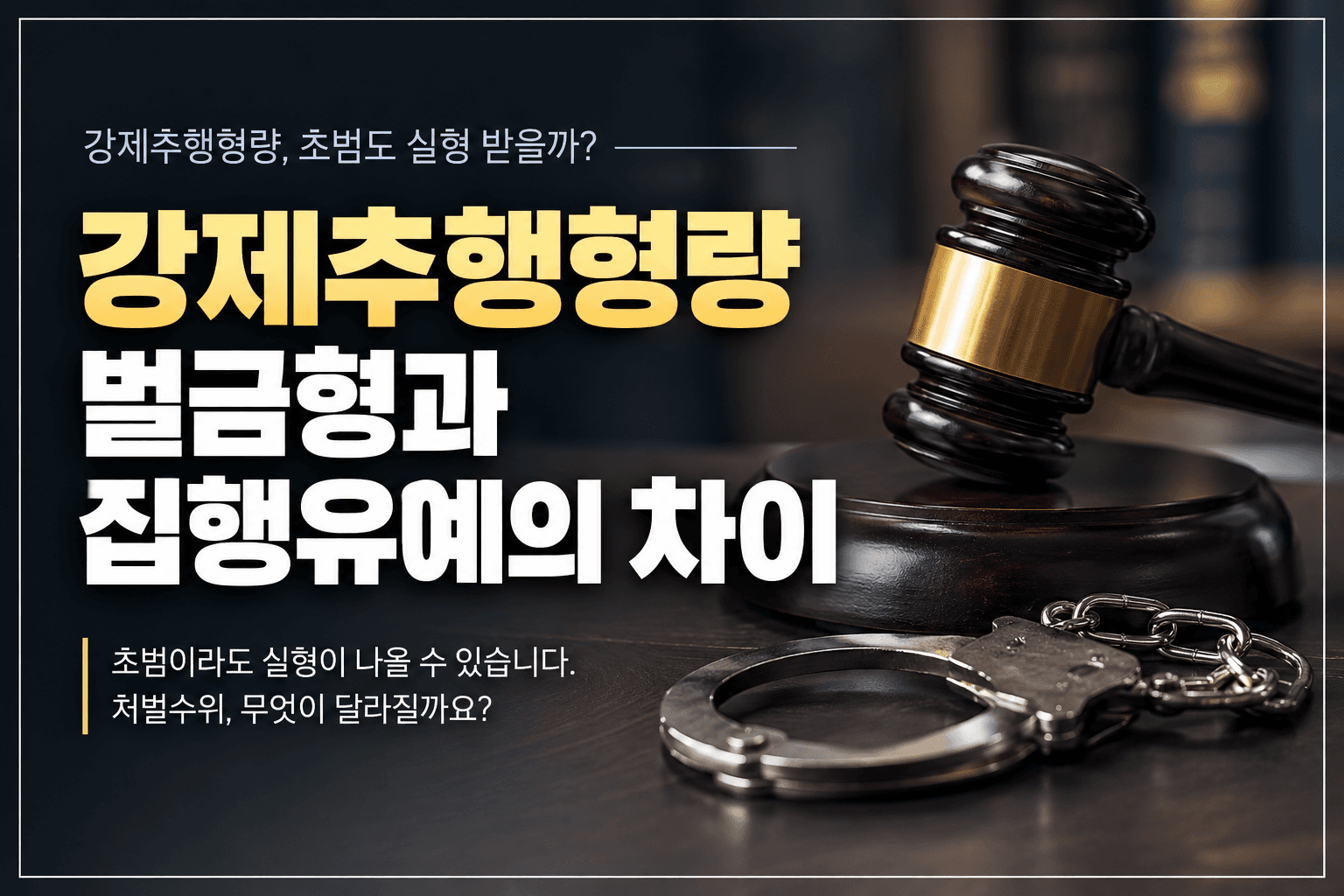 강제추행형량, 초범도 실형 받을까? 벌금형과 집행유예의 차이
